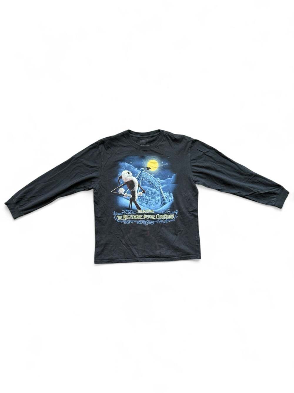 Disney Nightmare Before Christmas Jack Skellington Santa Christmas Long Sleeve